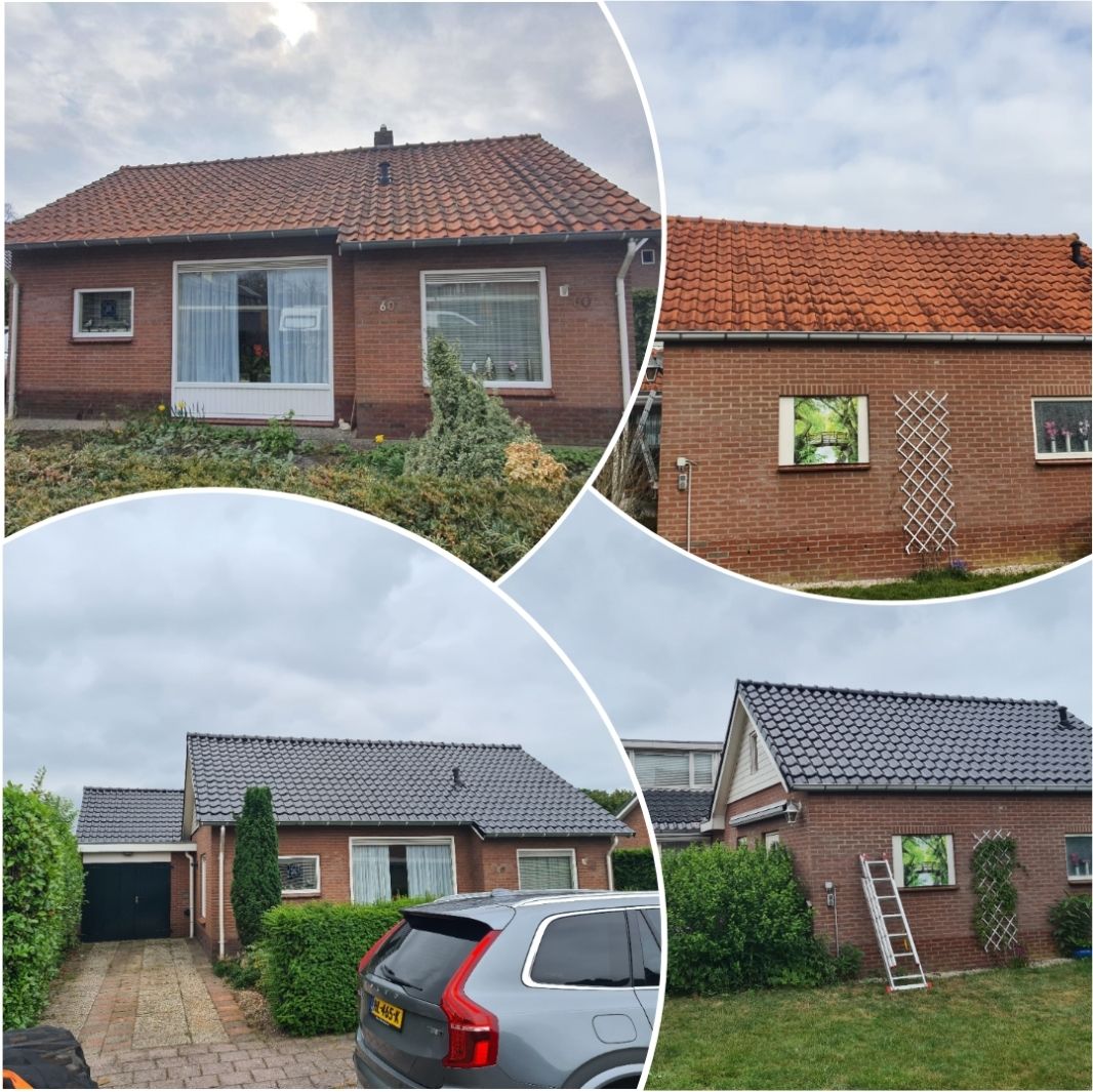 Complete dakrenovatie – collage