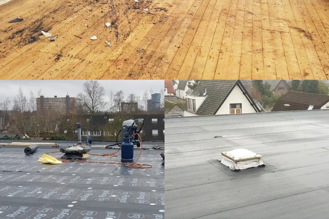 Plat dak renovatie Apeldoorn – bitumen met isolatie
