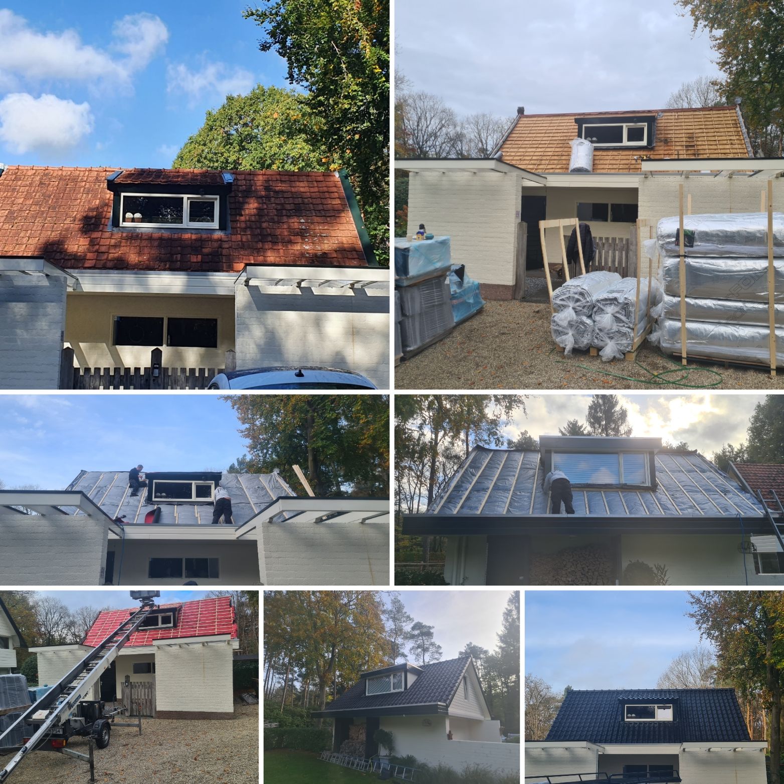 Renovatie schuur/aanbouw Beekbergen – isolatie en nieuwe bedekking